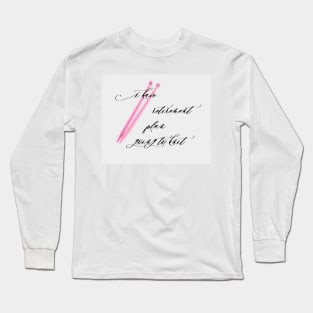 I Have Retirement Plan Going to Knit  by Suzy Hager Long Sleeve T-Shirt